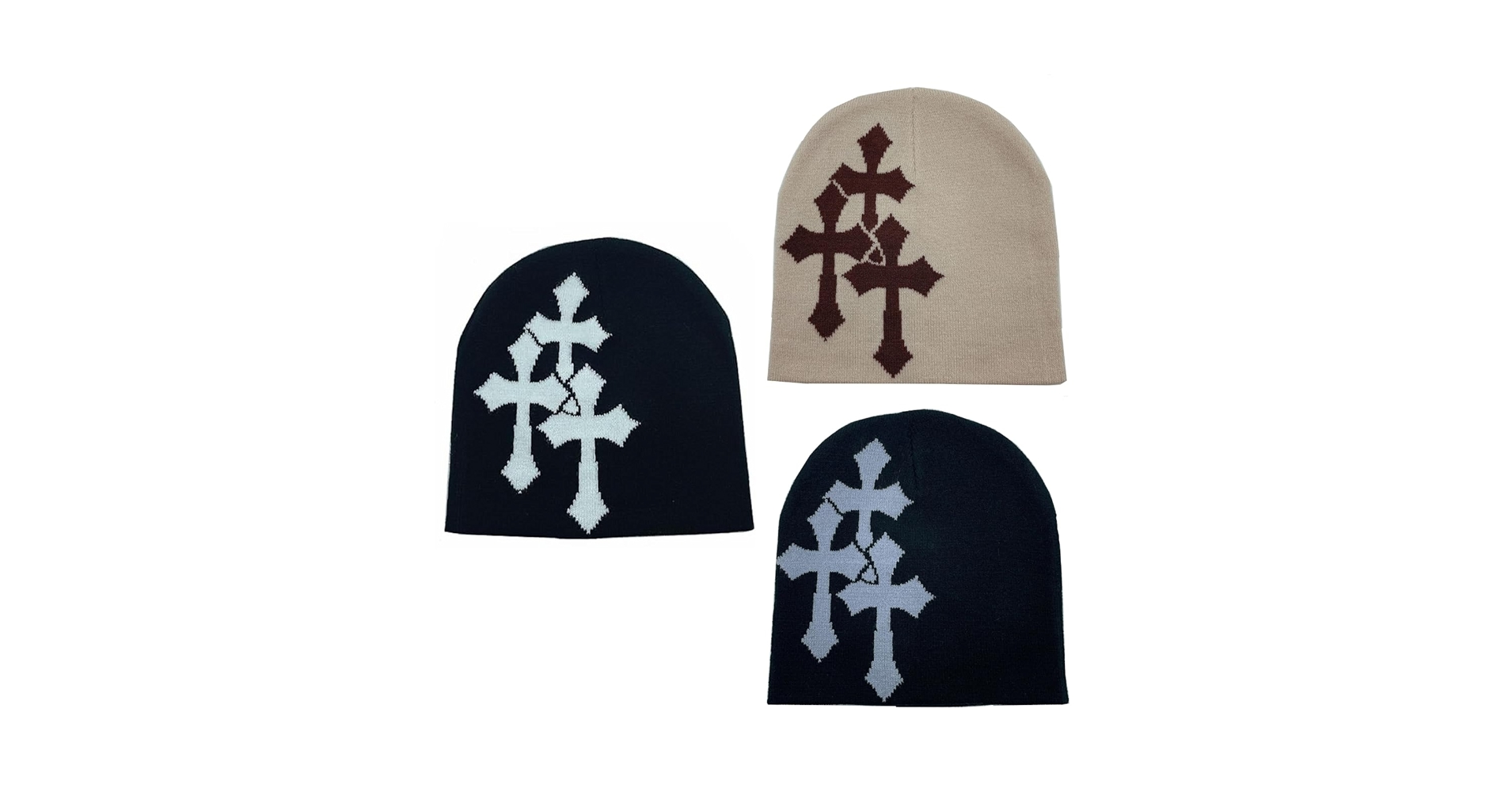 帽子 unknown 00s y2k Archive Cross Beanie Cap 帽子 unknown 00s y2k Archive Cross Beanie Cap Cross beanie